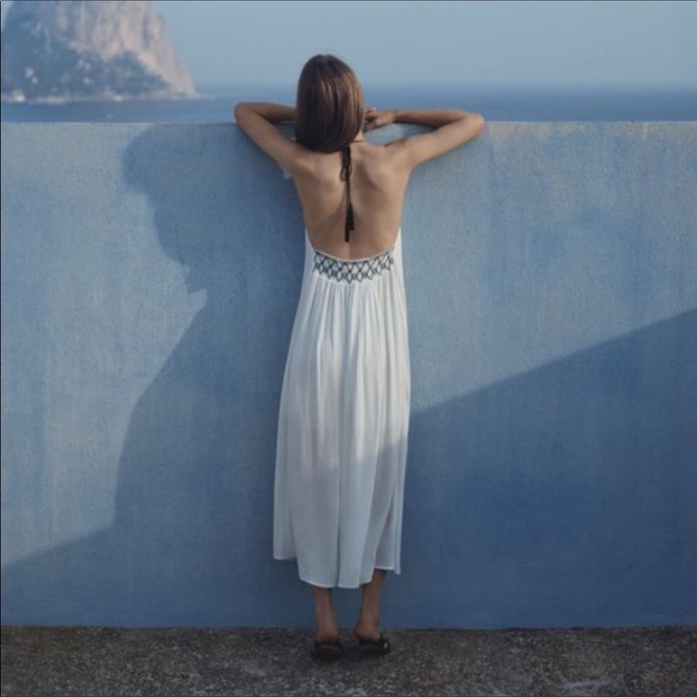Lou & Grey beachy BoHo halter dress - Picture 2 of 8